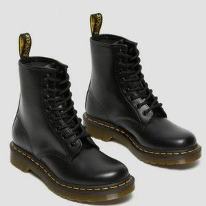 Dr. Martens Black Smooth Leather Boots